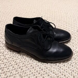 Nunn Bush Black Leather Oxfords